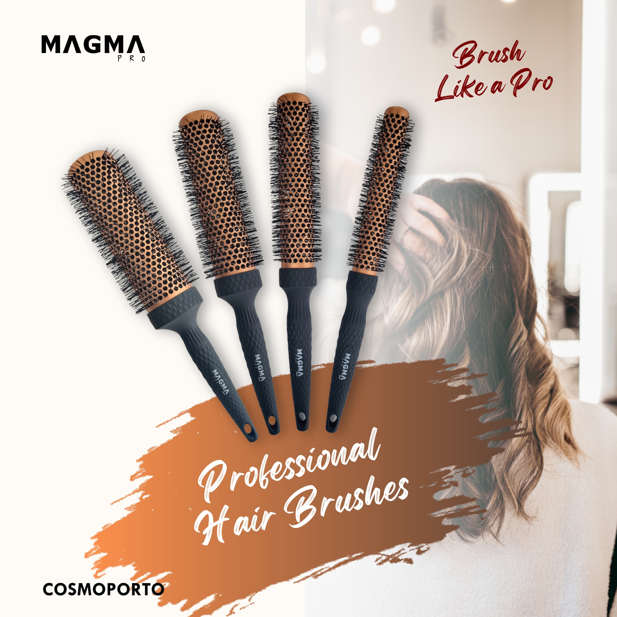  magma professional hair brush, magma hair brush